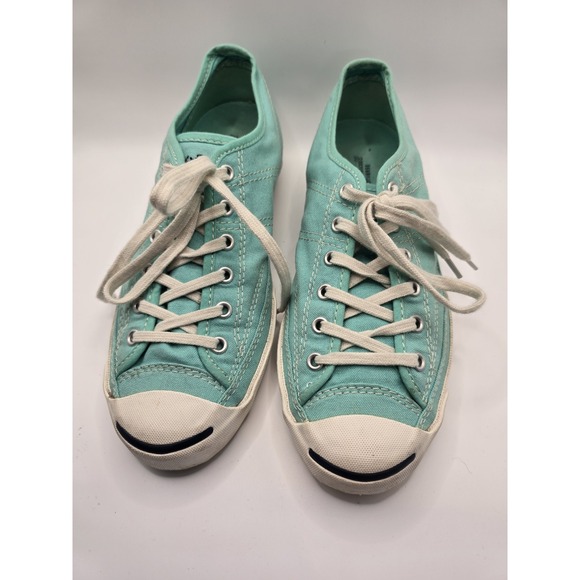 Converse Jack Purcell Shoes Women's Size 8 Low‎ Top Lace Up Casual Sneaker - Picture 1 of 10